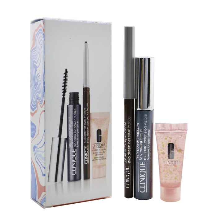 Clinique 倩碧 Lash Power Extension Visible Mascara Set (1x Mascara 6ml + Eye Concentrate 5ml + Eyeliner 0.14g) 3pcsProduct Thumbnail