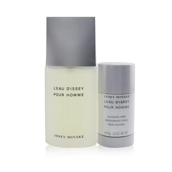Issey Miyake L'Eau D'Issey Pour Homme Coffret: או דה טואלט ספריי 75 מ&quot;ל + דאודורט סטיק 75 גר' 2pcsProduct Thumbnail