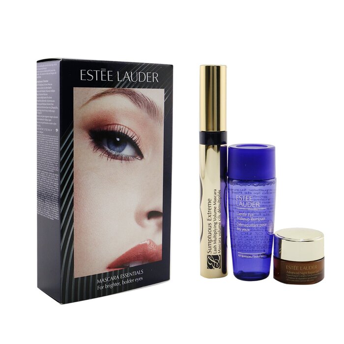Estee Lauder Sumptuous Extreme Lash Multiplying Volume Mascara Kit: Mascara 8ml + Eye Cream 5ml + Eye Makeup Remover 30ml ערכת מסקרה, קרם עיניים ומסיר איפור 3pcsProduct Thumbnail