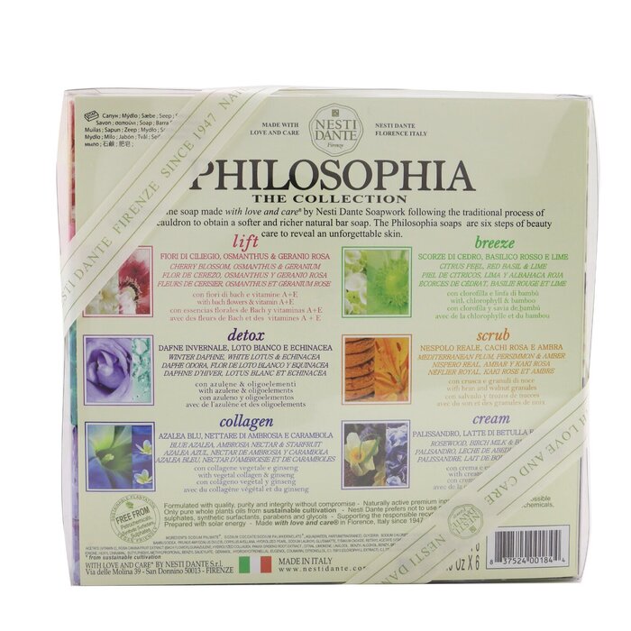 Nesti Dante Philosophia The Collection Soap Set: (Lift + Breeze + Detox + Scrub + Collagen + Cream) 6x 150g/5.3ozProduct Thumbnail