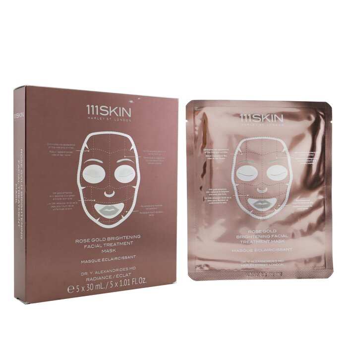 111skin ماسك علاجي مفتح لبشرة الوجه Rose Gold 5x30ml/1.01ozProduct Thumbnail