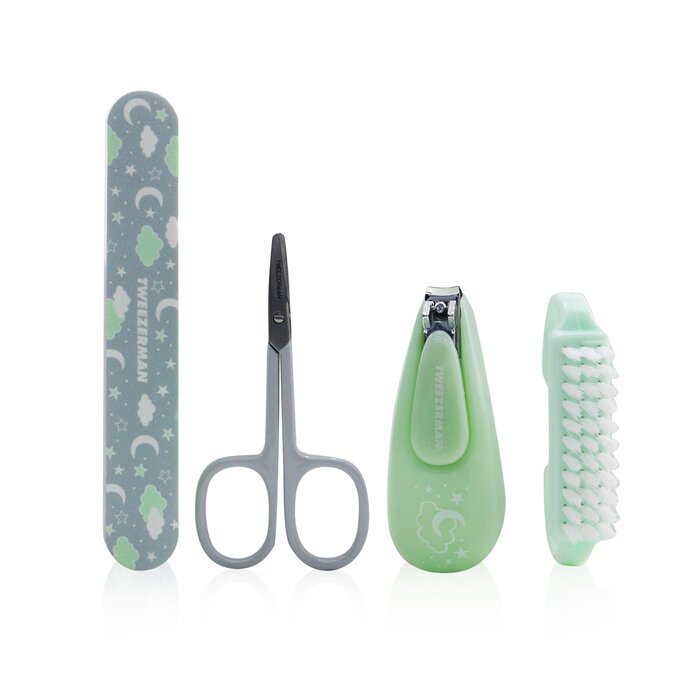 Tweezerman Baby Manicure Kit (Nail Clipper + Nail Scissors + Nail File +  Brush) 4pcs 4pcs - Accessories | Free Worldwide Shipping | Strawberrynet  ESEN