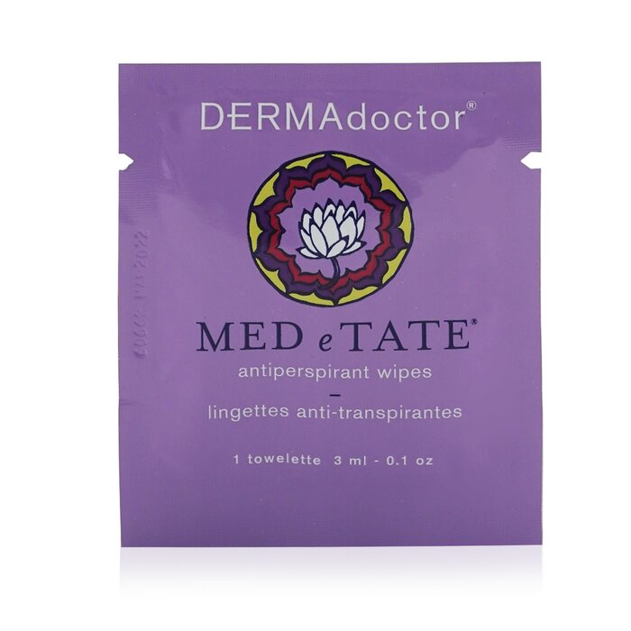 DERMAdoctor MED e TATE Antiperspirant Wipes (Exp. Date: 03/2022) 30 PackettesProduct Thumbnail