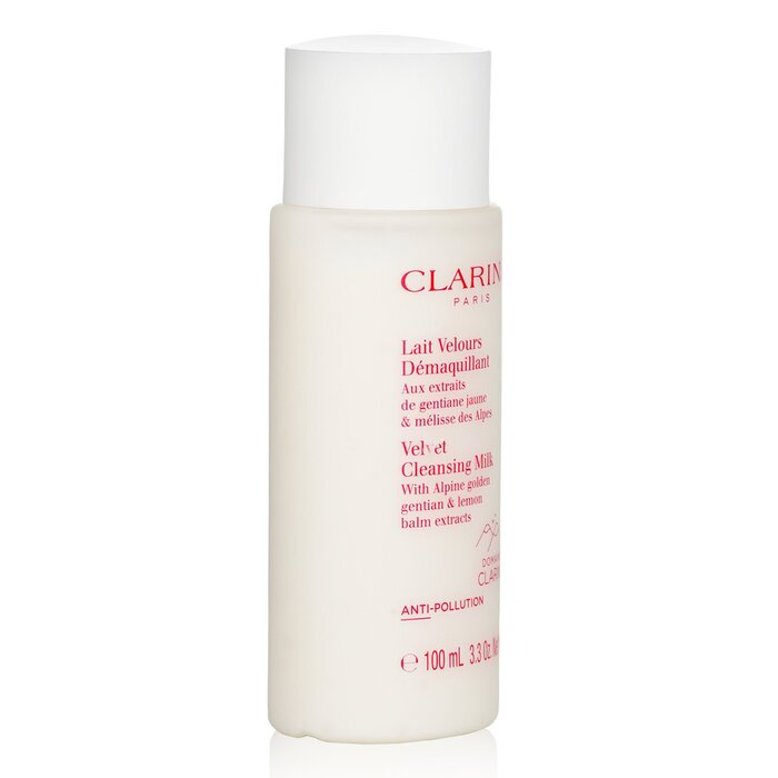 Clarins Velvet Cleansing Milk with Alpine Golden Gentian & Lemon Balm Extracts  100ml/3.3ozProduct Thumbnail