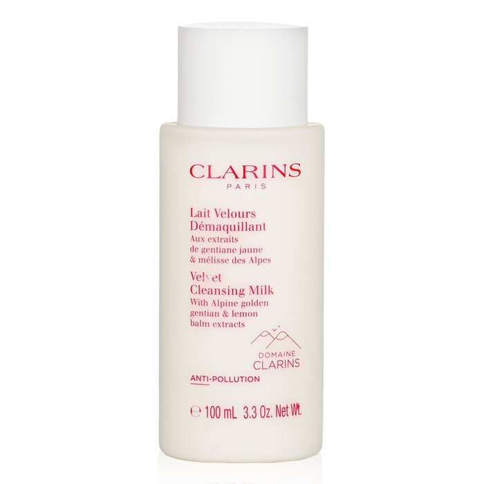 Clarins Velvet Cleansing Milk with Alpine Golden Gentian & Lemon Balm Extracts 100ml/3.3ozProduct Thumbnail