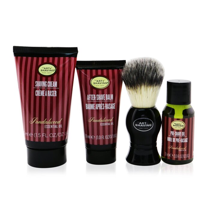The Art Of Shaving The 4 Elements Of The Perfect Shave 4-Pieces Kit - Sandalwood: Pre-Shave Oil 30ml + Shaving Cream 45ml + After-Shave Balm 30ml + Shaving Brush 4pcsProduct Thumbnail