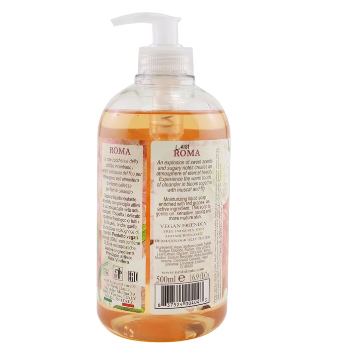 Nesti Dante Dolce Vivere Vegan Liquid Soap - Roma - Oleander In Bloom, Muscat & Fig 500ml/16.9ozProduct Thumbnail