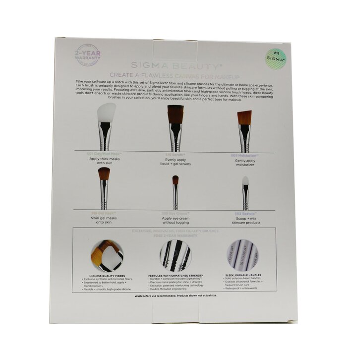 Sigma Beauty Skincare Brush Set (6x Brush) סט מברשות 6pcsProduct Thumbnail