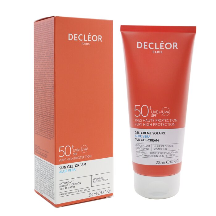 蒂可丽 Decleor Aloe Vera Sun Gel-Cream SPF 50 200ml/6.7ozProduct Thumbnail