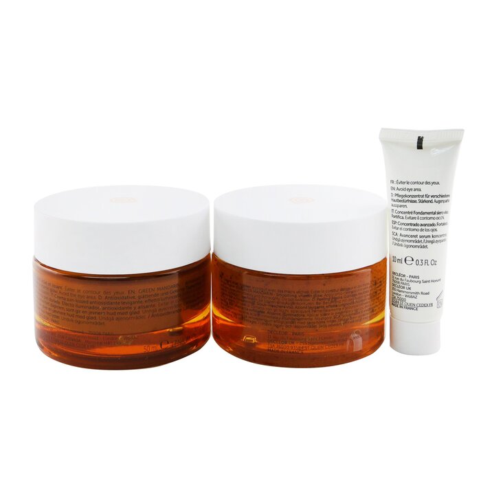 Decleor Mission Glow Green Mandarin Set: Sun-Kissed Cream 50ml+ Scrub Mask 50ml+ Antidote Advanced Concentrate 10ml 3pcsProduct Thumbnail