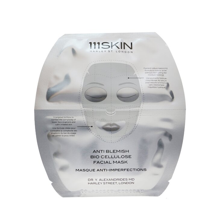 111skin Anti Blemish Bio Cellulose Facial Mask (Upper Mask & Lower Mask for Face) 5x25ml/0.85ozProduct Thumbnail