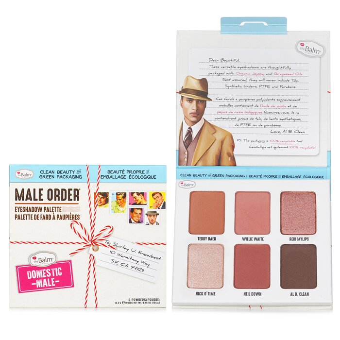 TheBalm Male Order Eyeshadow Palette (6x Eyeshadow) 13.2g/0.46ozProduct Thumbnail