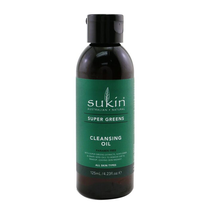 Sukin Super Greens Մաքրող Յուղ (Բոլոր տեսակի մաշկի) 125ml/4.23ozProduct Thumbnail