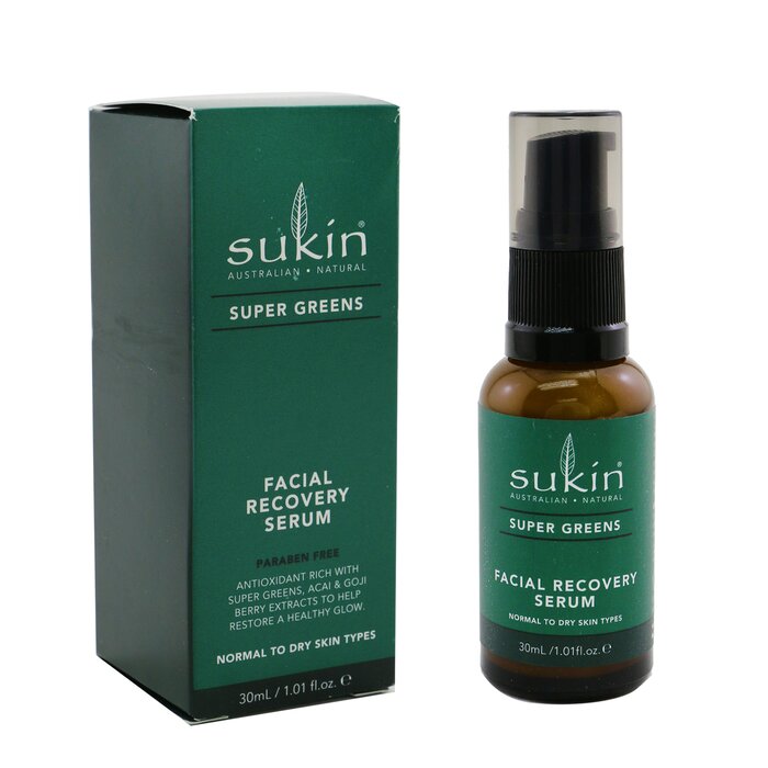 Sukin Super Greens Facial Recovery Serum (ผิวธรรมดาถึงผิวแห้ง) 30ml/1.01ozProduct Thumbnail