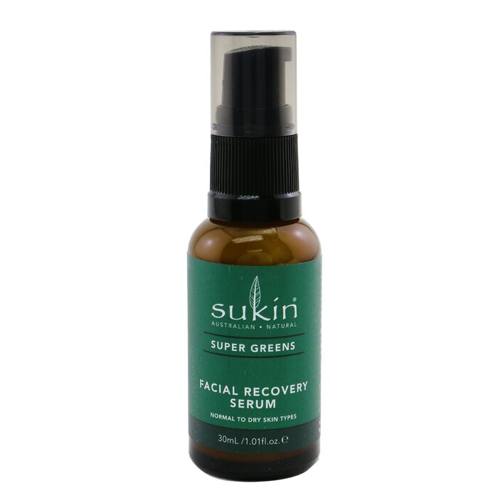 Sukin Super Greens Facial Recovery Serum (Normal To Dry Skin Types) 30ml/1.01ozProduct Thumbnail