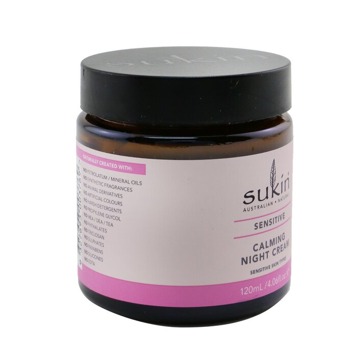 Sukin 蘇芊 Sensitive Calming Night Cream (Sensitive Skin Types) 120ml/4.06ozProduct Thumbnail