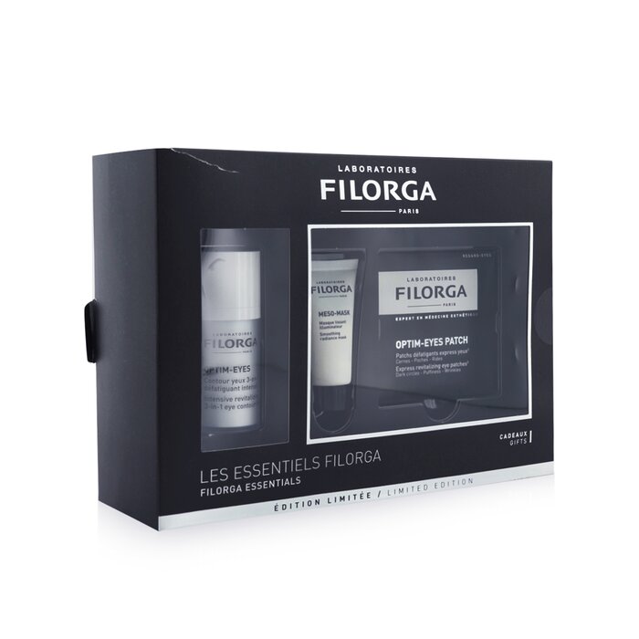 Filorga Les Essentials Filorga Set: Optim Eyes 15ml + Meso Mask 15ml + Optim Eyes Patches - 2patches (Box Slightly Damaged) 3pcsProduct Thumbnail