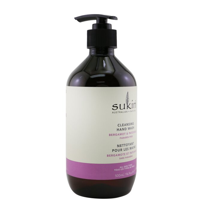Sukin Cleansing Hand Wash - Bergamot & Patchouli (All Skin Types) 500ml/16.9ozProduct Thumbnail
