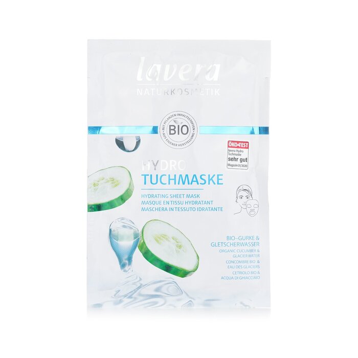 Lavera Sheet Mask - Hydrating (With Organic Cucumber & Glacier Water) (Exp. Date: 02/2022) 1sheetProduct Thumbnail