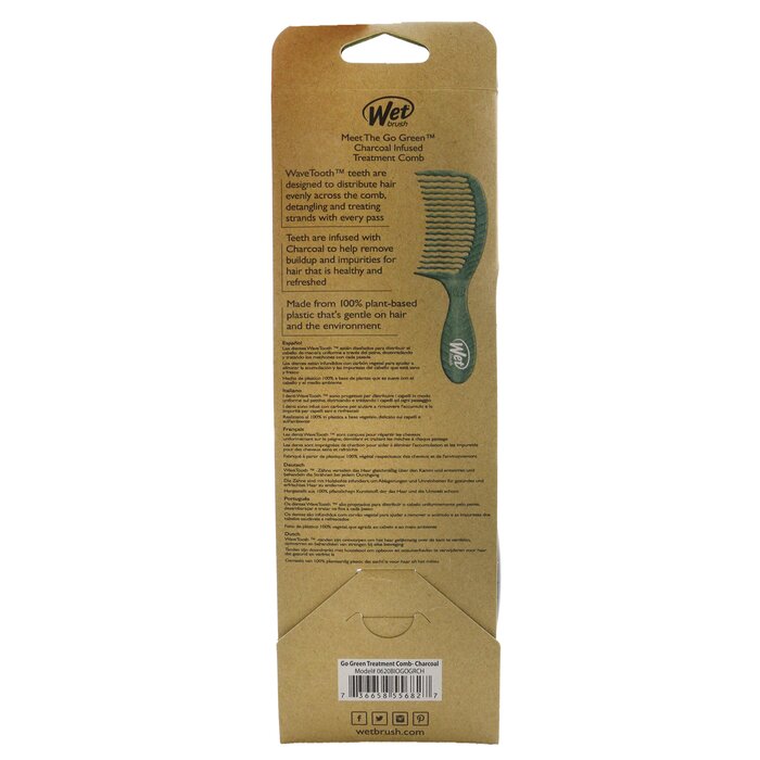 Wet Brush Go Green Treatment Comb - # Charcoal 1pcProduct Thumbnail