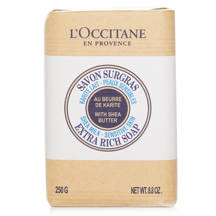 L'Occitane Shea Butter Extra Rich Soap - Shea Milk (For Sensitive Skin)  250g/8.8ozProduct Thumbnail