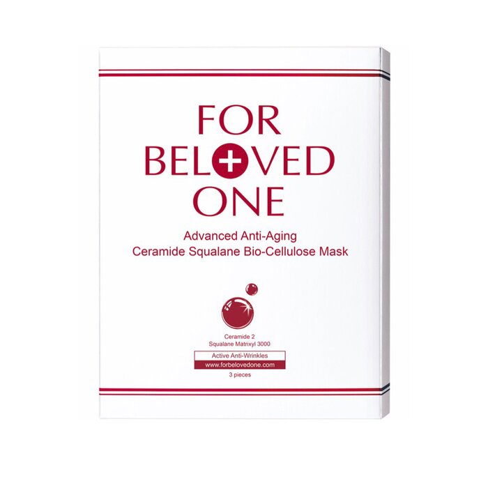 For Beloved One Advanced Anti-Aging - Ceramide Squalane Bio-Cellulose Mask 3sheetsProduct Thumbnail