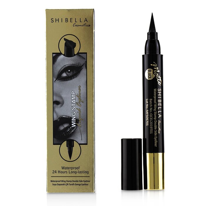 SHIBELLA Cosmetics Waterproof 24 Hours Long Lasting Wing Stamp Eyeliner Double Side Eyeliner – Thin Stamp (Exp. Date 03/2022) 4.5ml/0.1587ozProduct Thumbnail