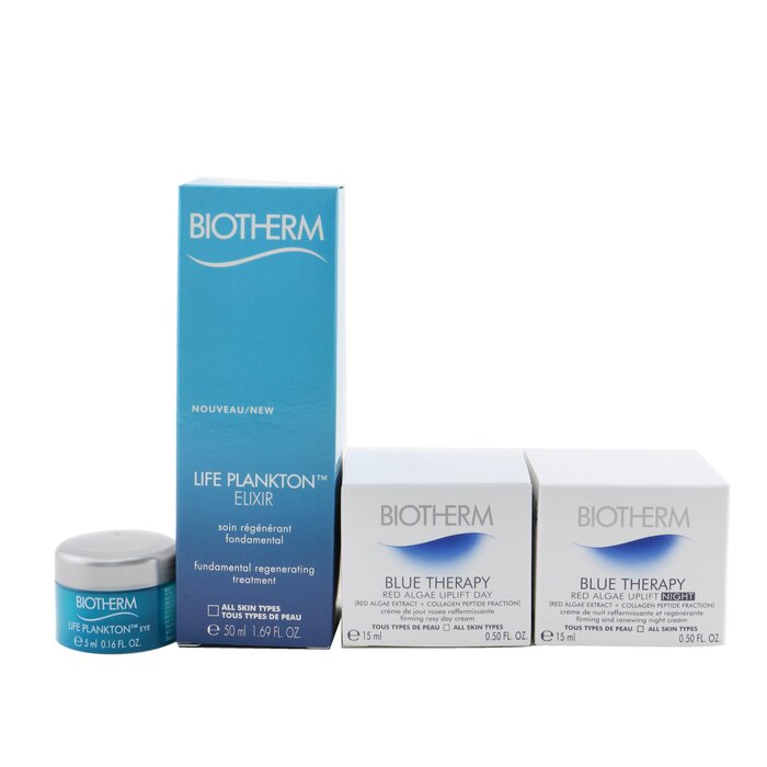 Biotherm Life Plankton Gift Set: Elixir 50ml+ Blue Therapy Day Cream 15ml+ Blue Therapy Night Cream 15ml+ Lift Plankton Eye 5ml 4pcsProduct Thumbnail