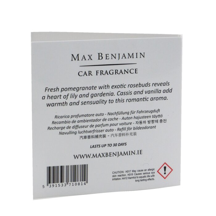 Max Benjamin Car Fragrance Refill - White Pomegranate 1pcProduct Thumbnail