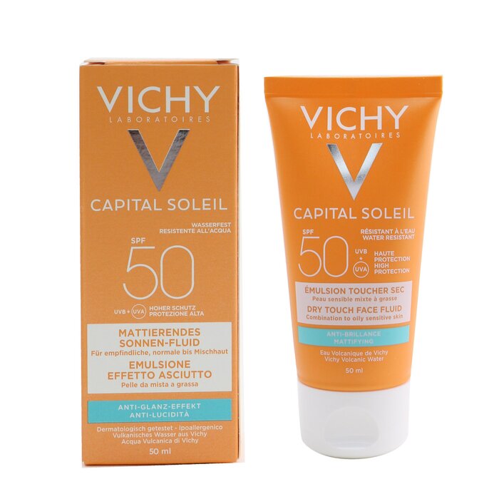 Vichy Capital Soleil Mattifying Face Fluid Dry Touch SPF 50 - Water Resistant 50ml/1.69ozProduct Thumbnail