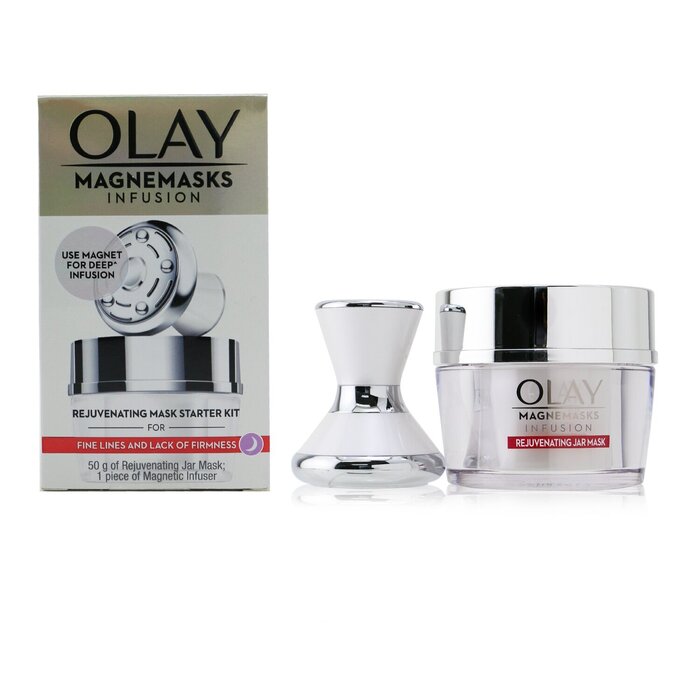 Olay Magnemasks Infusion Rejuvenating Starter Kit - For Fine Lines & Lack Of Firmness : 1x Magnectic Infusfer + 1x Rejuvenating 2pcsProduct Thumbnail