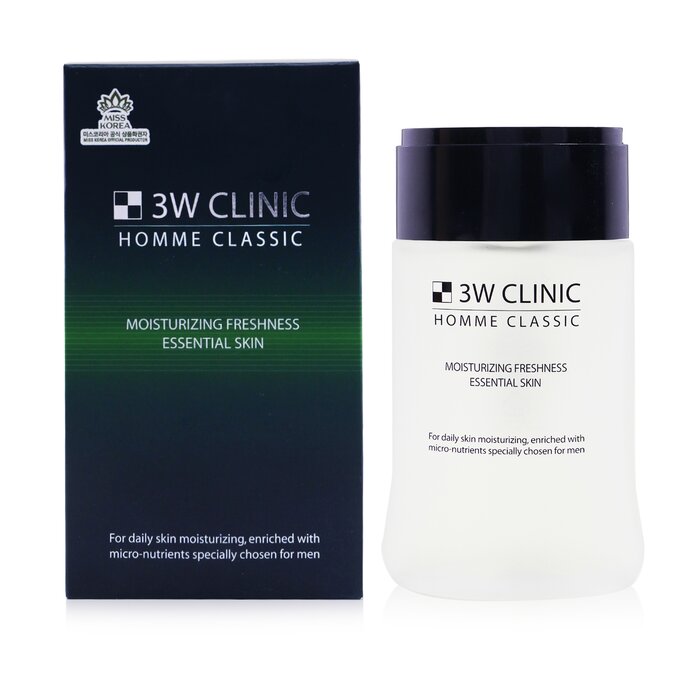 3W Clinic Homme Classic - Frescura Hidratante Esencial de Piel (Fecha Vto. 03/2022) 150ml/5ozProduct Thumbnail