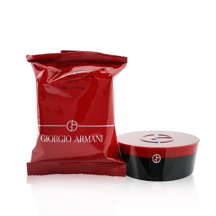 Giorgio Armani My Armani To Go Essence In Foundation Cushion SPF 23 (With Rouge Malachite Case) 15g/0.53ozProduct Thumbnail