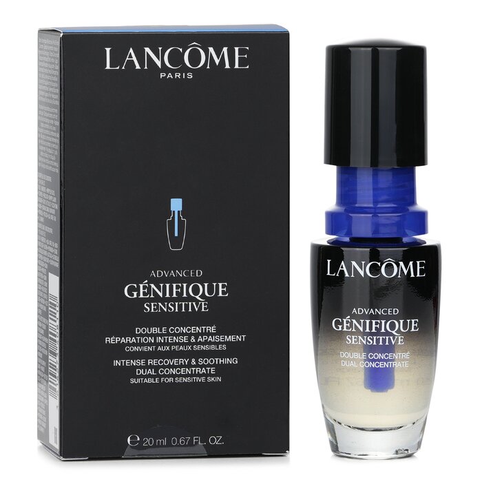 Lancome Advanced Genifique Sensitive Intense Recovery & Reothing Dual Concentrate - Για όλους τους τύπους δέρματος, ακόμη και για ευαίσθητες επιδερμίδες 20ml/0.67ozProduct Thumbnail