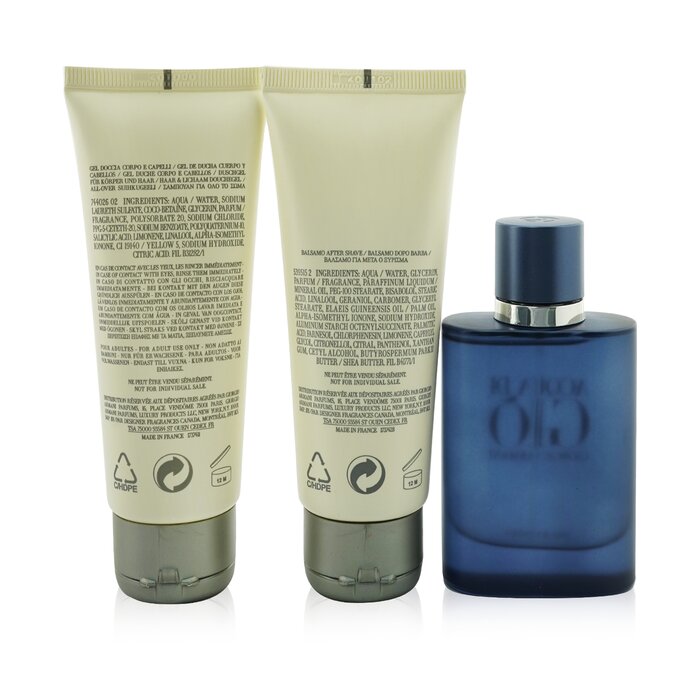Giorgio Armani Acqua Di Gio Profondo Coffret: Eau De Parfum Spray 40ml/1.35oz + All Over Body Shampoo 75ml/2.5oz + After Shave Balm 75ml/2.5oz 3pcsProduct Thumbnail