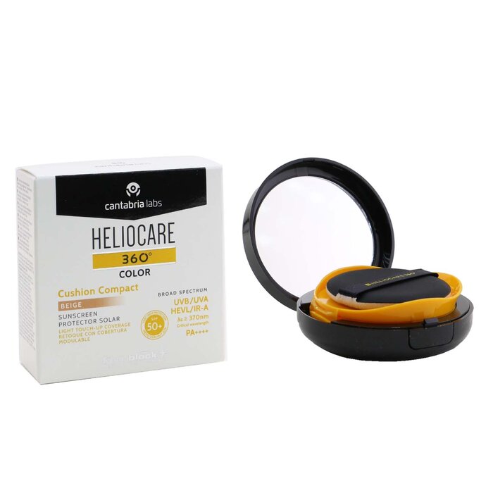 Heliocare by Cantabria Labs Heliocare 360 Color Cushion Compact (Light Touch-Up Coverage) SPF50 15g/0.5ozProduct Thumbnail