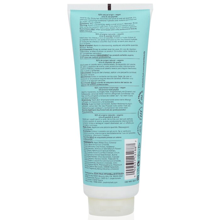 Paul Mitchell Clean Beauty Hydrate Conditioner  250ml/8.5ozProduct Thumbnail