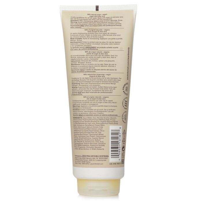 Paul Mitchell Clean Beauty Everyday Conditioner 250ml/8.5ozProduct Thumbnail