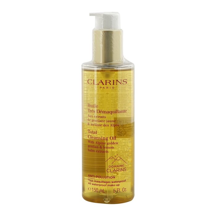 Clarins 克蘭詩 (嬌韻詩) Total Cleansing Oil with Alpine Golden Gentian & Lemon Balm Extracts (All Waterproof Make-up) 150ml/5ozProduct Thumbnail
