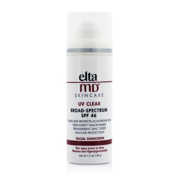 エルタMD EltaMD UV Clear Facial Sunscreen - For Skin Types Prone To Acne, Rosacea & Hyperpigmentation 48g/1.7ozProduct Thumbnail