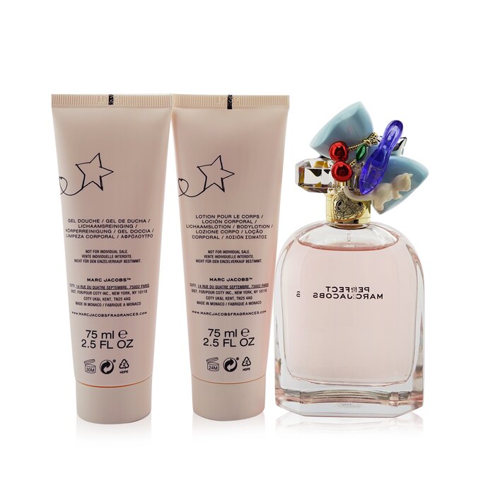 Marc Jacobs Perfect Coffret: Eau De Parfum Spray 100ml/3.3oz + Body Lotion 75ml/2.5oz + Shower Gel 75ml/2.5oz 3pcsProduct Thumbnail
