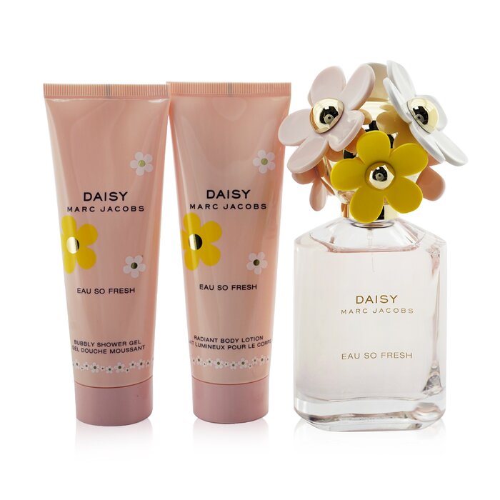 Daisy Perfume by Marc Jacobs 3.4 Oz Eau De Toilette Spray 3 Pcs