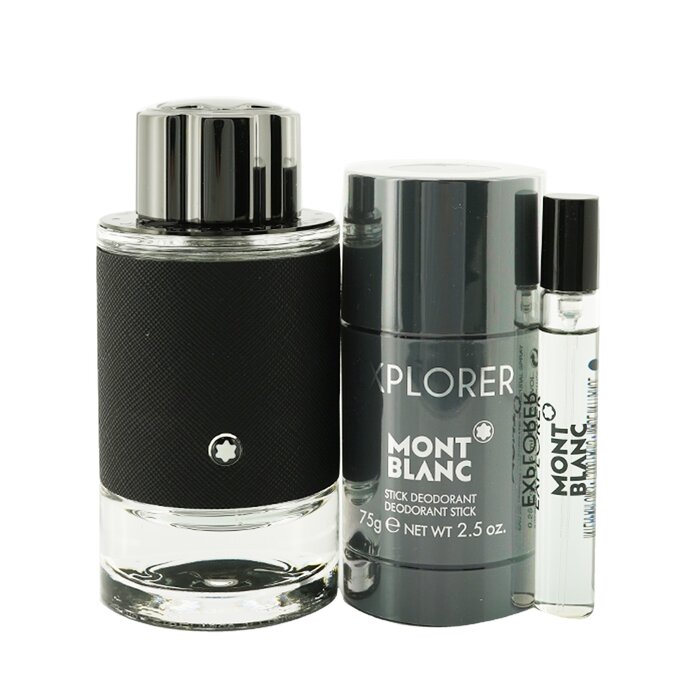 Montblanc Explorer Coffret: Eau De Parfum Spray 100ml + Eau De Parfum Spray 7.5ml + Deodorant Stick 75g 3pcsProduct Thumbnail