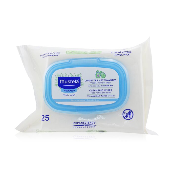 Mustela Avocado Cleansing Wipes (Travel Size) 25wipesProduct Thumbnail