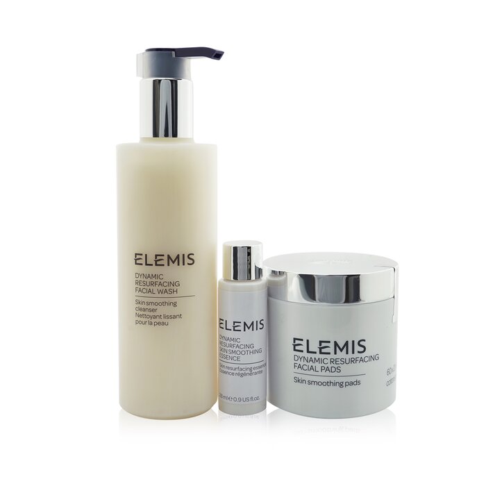 Elemis Skin Resurfacing Trio Set: Facial Pads 60pads+ Facial Wash 200ml+ Skin Smoothing Essence 28ml 3pcsProduct Thumbnail