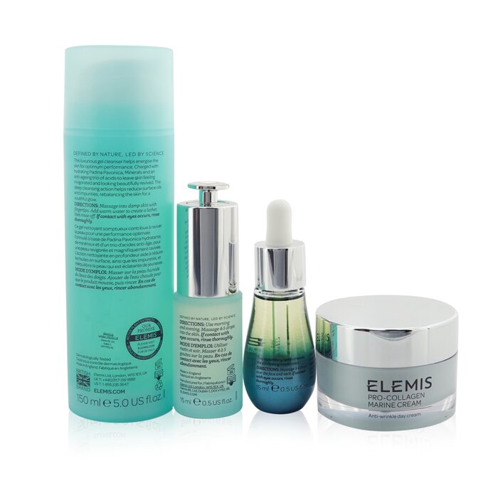 Elemis Age-Defying Bestsellers Set: Renewal Serum 15ml+ Marine Cleanser 150ml+ Marine Oil 15ml+ Marine Cream 30ml 4pcsProduct Thumbnail