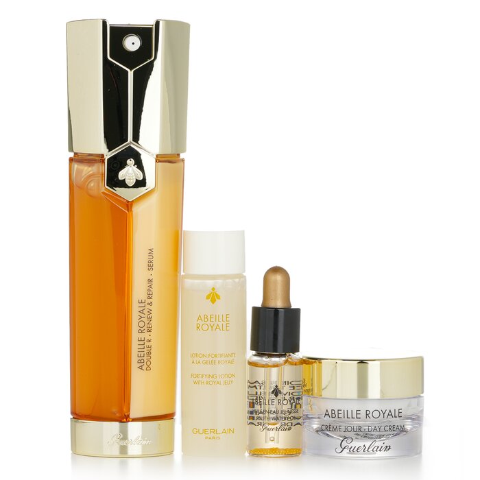Guerlain Abeille Royale Age-Defying Programme: Serum 50ml + Fortifying Lotion 15ml + Youth Watery Oil 5ml + Day Cream 7ml + bag 4pcs+1bagProduct Thumbnail