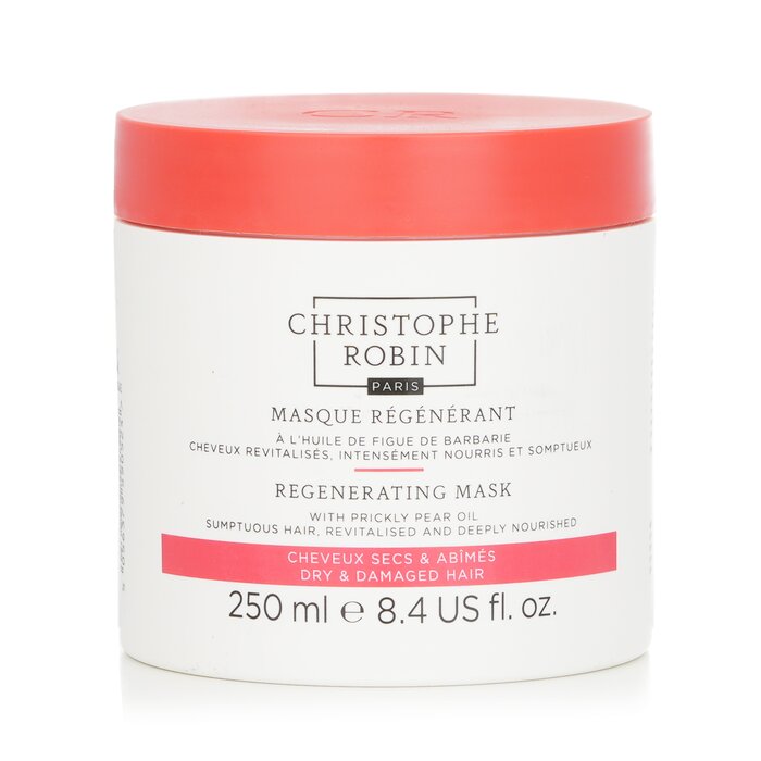 Christophe Robin Regenerating Mask with Rare Prickly Pear Oil - Dry & Damaged Hair 250ml/8.4ozProduct Thumbnail