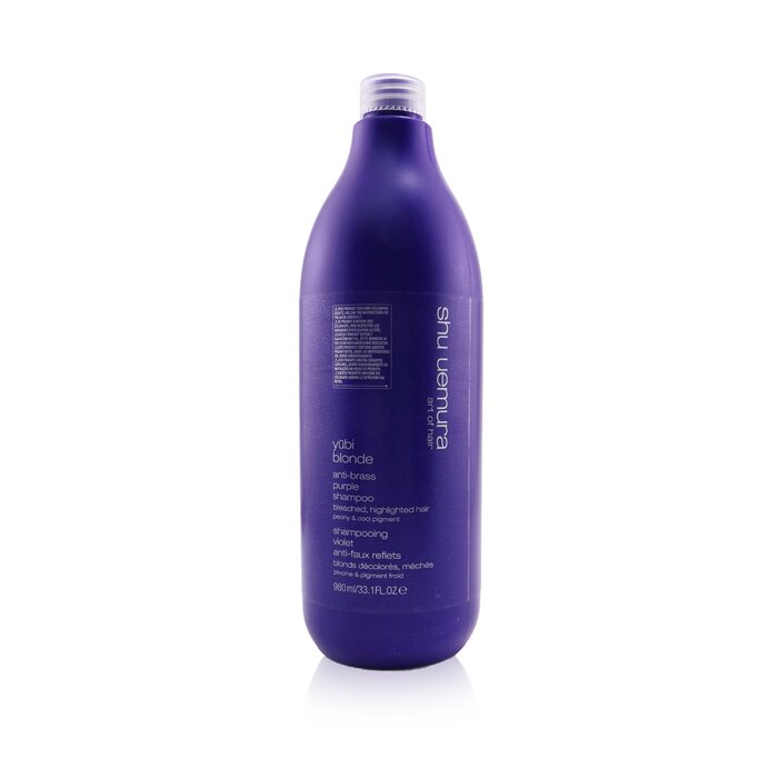 Shu Uemura Yubi Blonde Anti-Brass Purple Shampoo - Bleached, Highlighted Hair (Salon Size)  980ml/33.1ozProduct Thumbnail