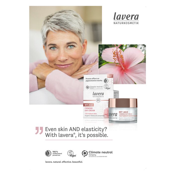 Lavera My Age Firming Day Cream With Organic Hibiscus & Ceramides - For Mature Skin 50ml/1.8ozProduct Thumbnail